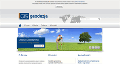 Desktop Screenshot of gis-geodezja.pl